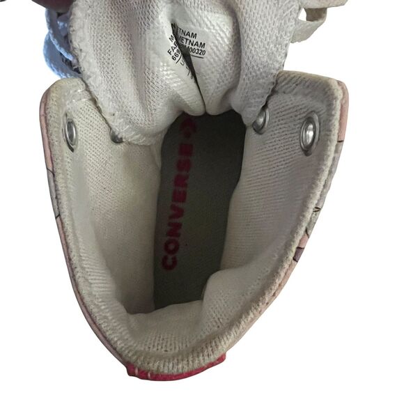 Converse All Star Sneakers Girls Size 13 High Top Rainbows Unicorns Toddler - Picture 10 of 12